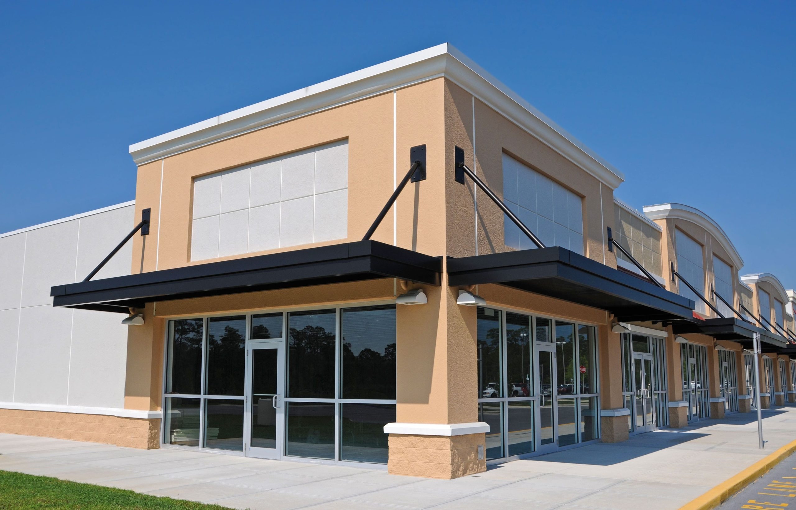 Durable commercial awning installation in Overland Park