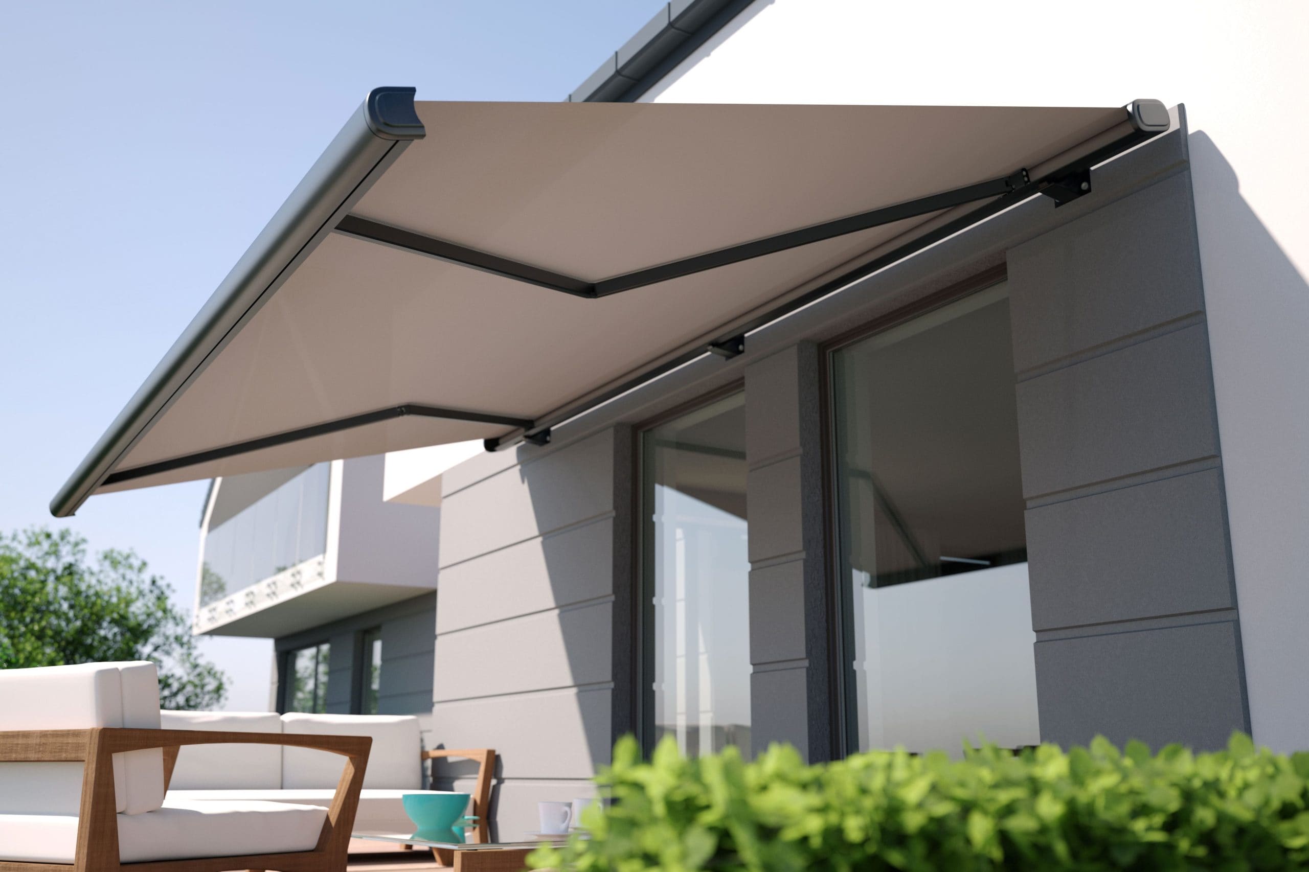 Residential awning installation in Overland Park